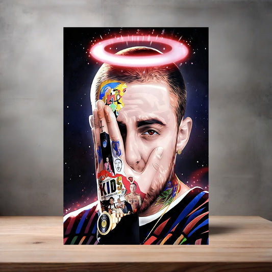 Mac Miller concert and album cover posters on Aluminum print. Multiple sizes and prints available.