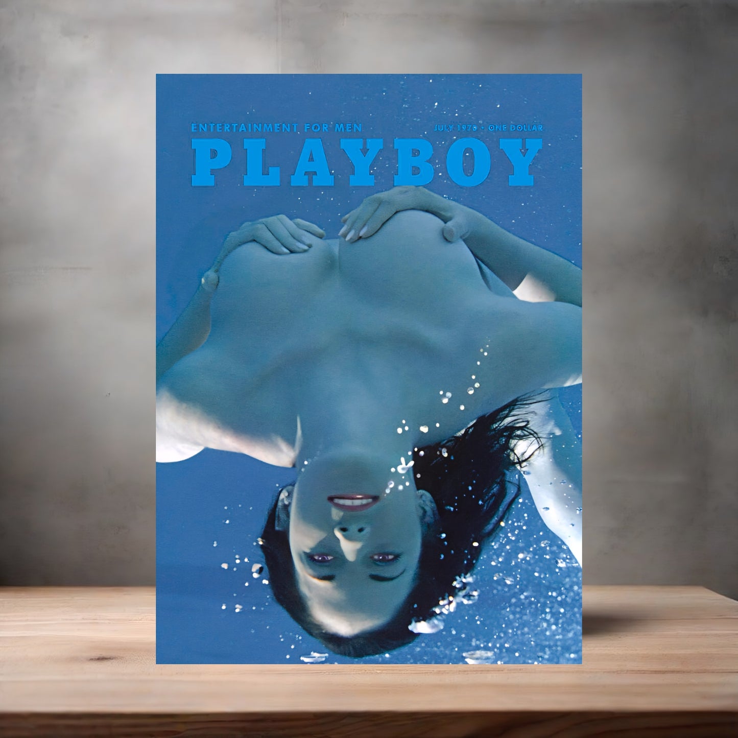 July 1970 Playboy magazine poster on aluminum print. Multiple sizes available