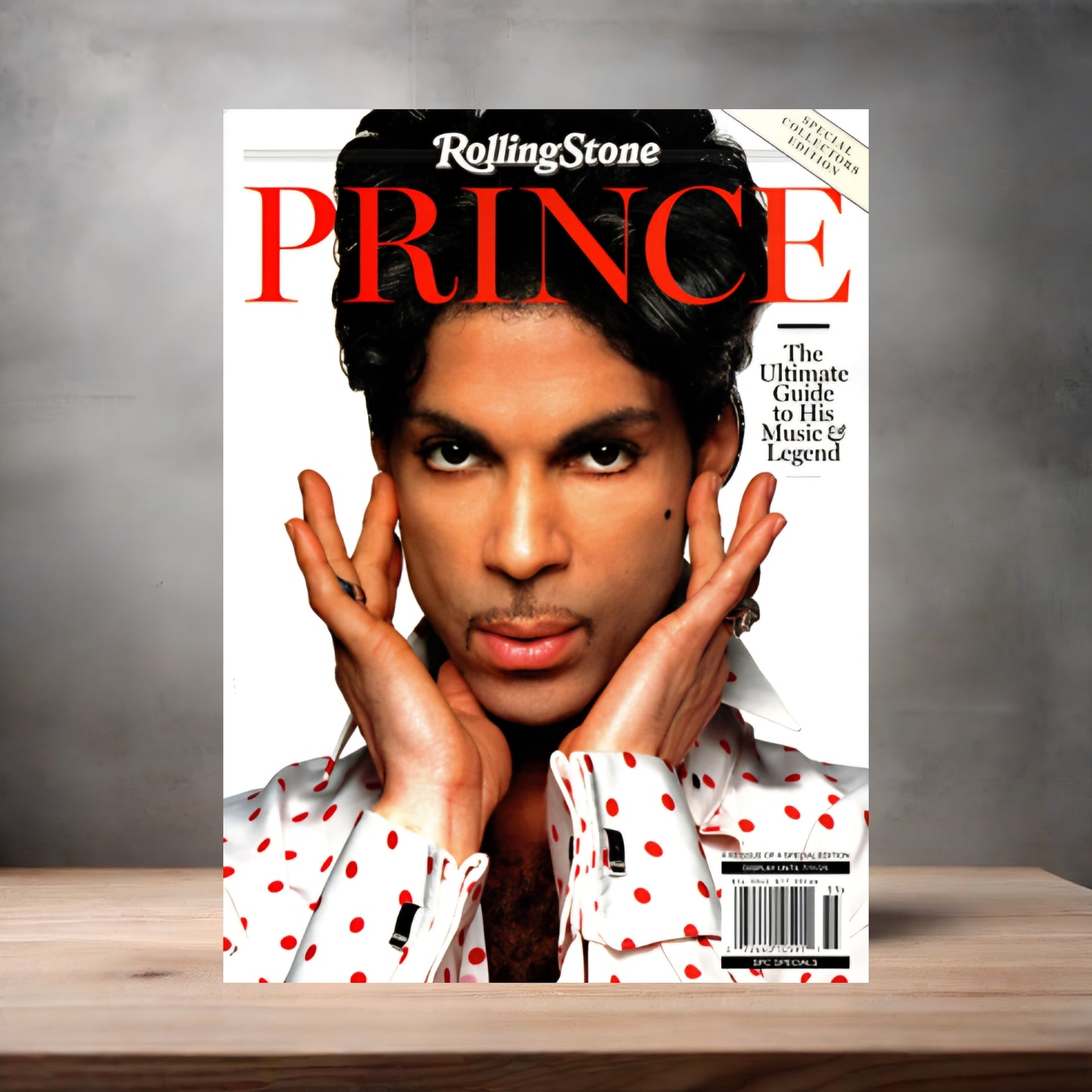 Prince Rolling Stone magazine poster on aluminum print. Multiple sizes available