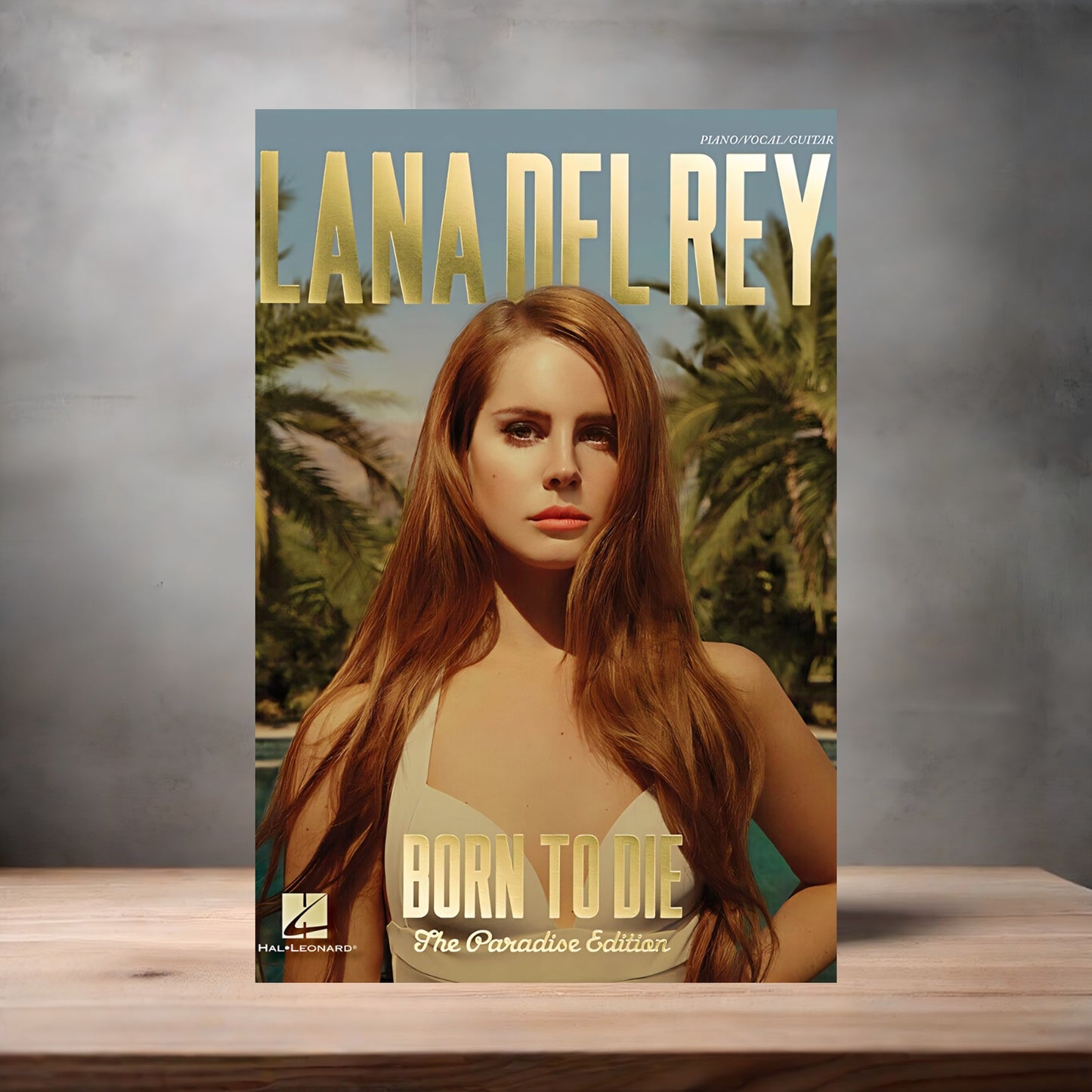 Lana Del Rey Born to Die poster on aluminum print. Multiple sizes available