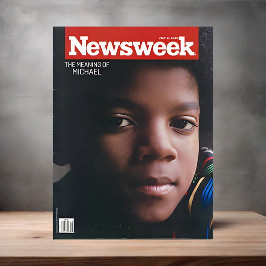 Young Michael Jackson Newsweek magazine cover on aluminum print. Multiple sizes available