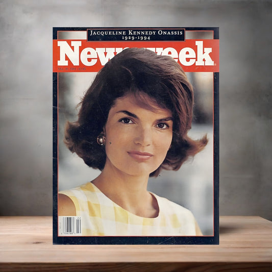 Remembering Jacqueline Kennedy Newsweek magazine cover on aluminum print. Multiple sizes available