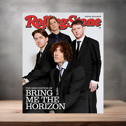 Bring me the Horizon Rolling Stone magazine poster on aluminum print. Multiple sizes available