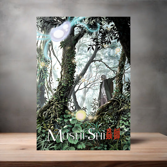 Mushi-Shi Anime poster on aluminum print. Multiple styles and sizes available