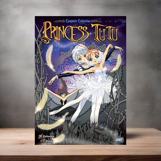 Princess Tutu v2 Anime poster on aluminum print. Multiple sizes available