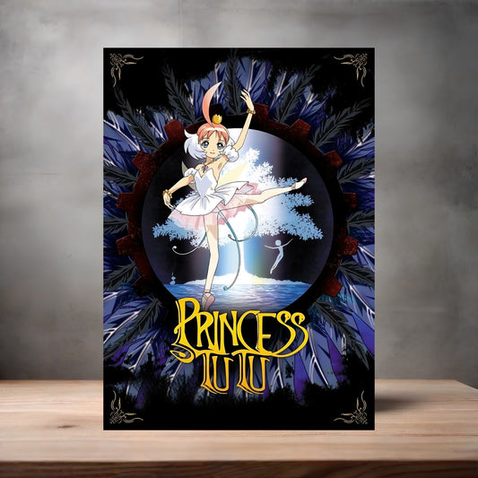 Princess Tutu Anime poster on aluminum print. Multiple sizes available