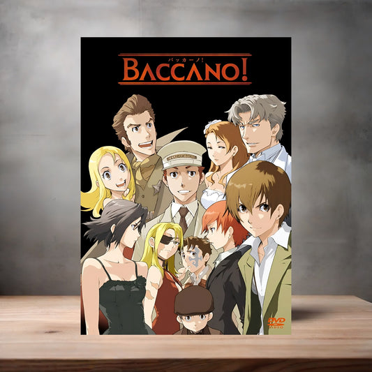 Baccano! Anime poster on aluminum print. Multiple sizes available