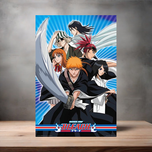 Bleach Anime poster on aluminum print. Multiple styles and sizes available