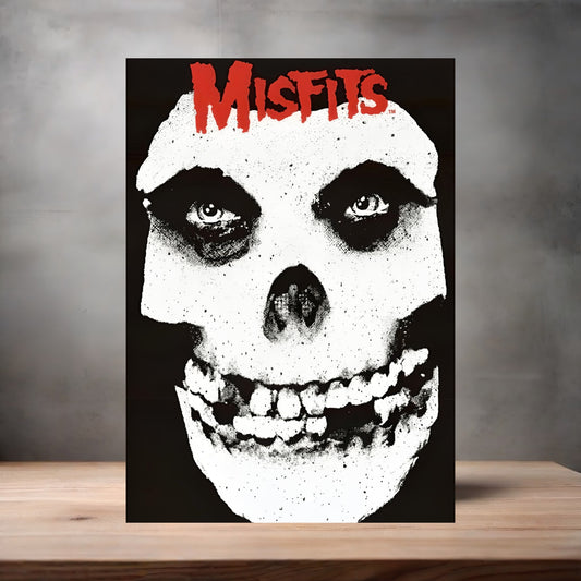 Misfits poster on aluminum print. Multiple sizes available