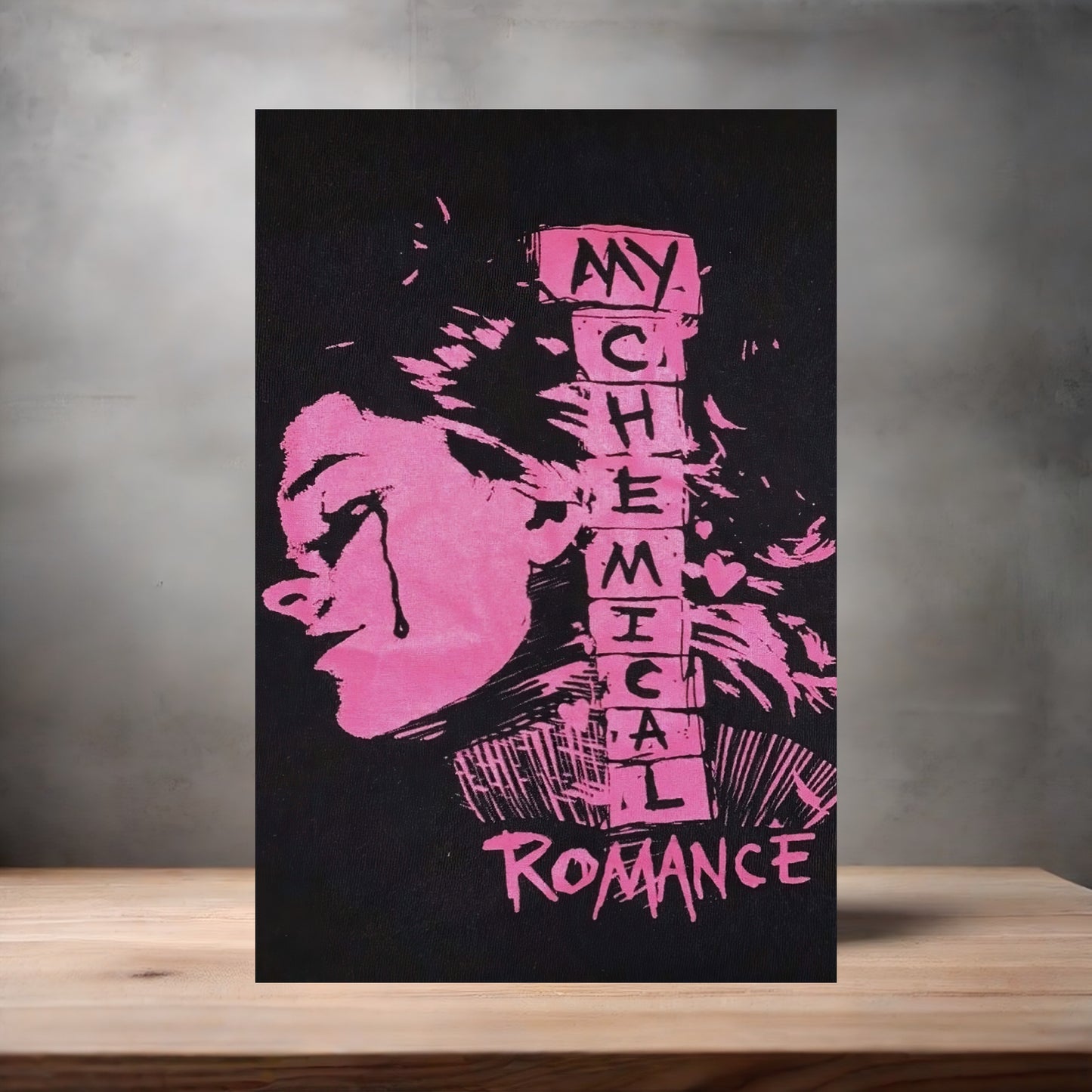 My Chemical Romance concert poster on aluminum print. Multiple sizes available