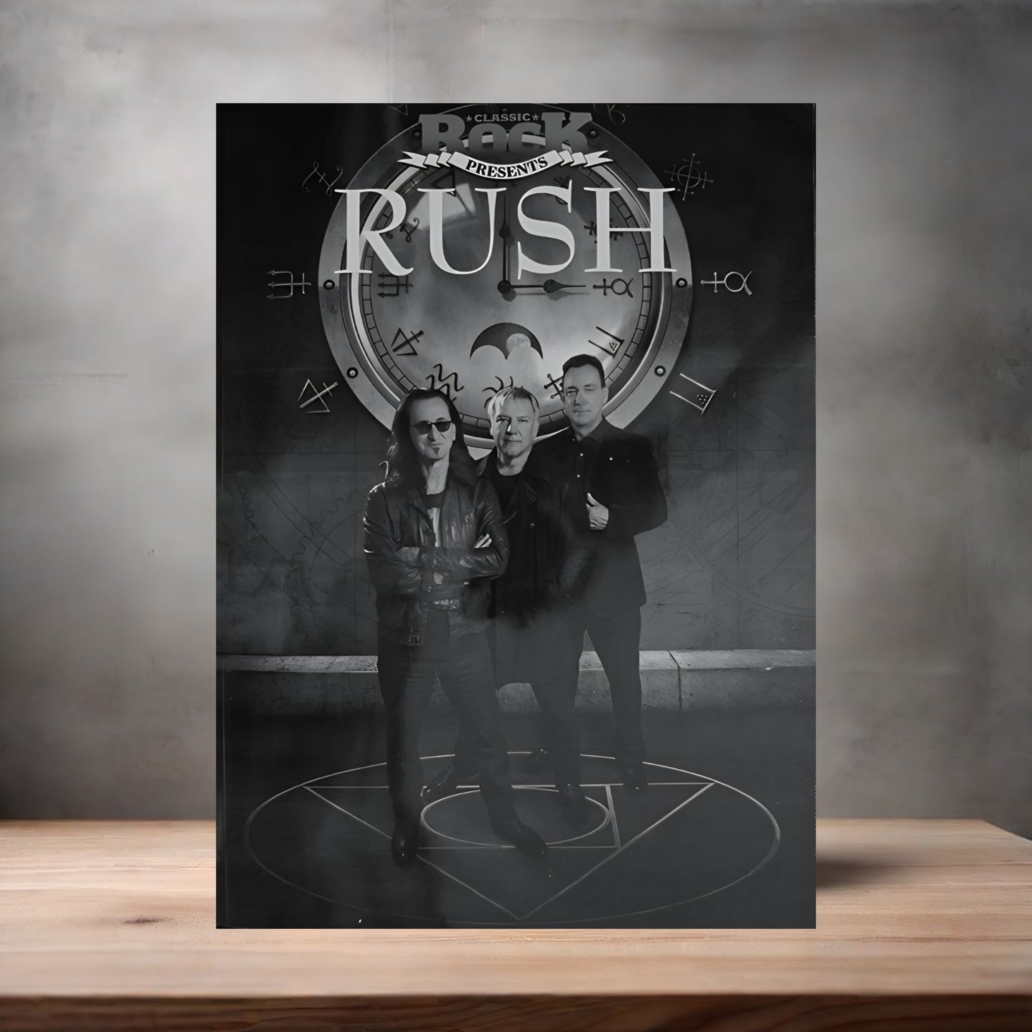 Rush Classic Rock poster on aluminum print. Multiple sizes available