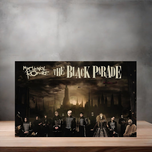 My Chemical Romance The Black Parade Horizontal poster on aluminum print. Multiple sizes available