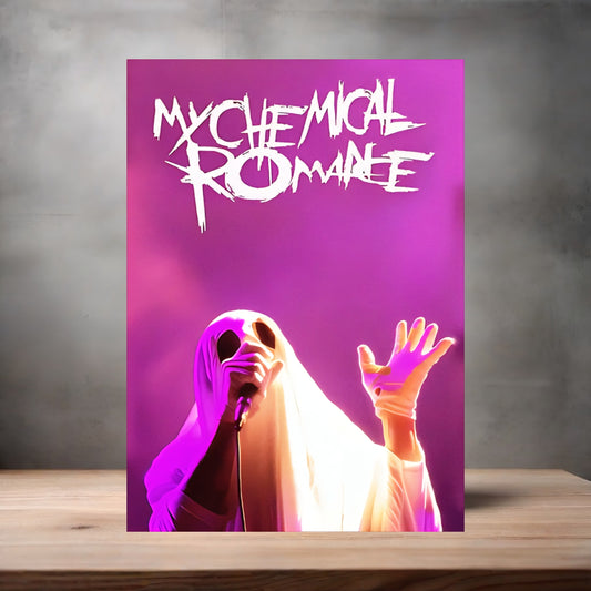My Chemical Romance cool poster on aluminum print. Multiple sizes available