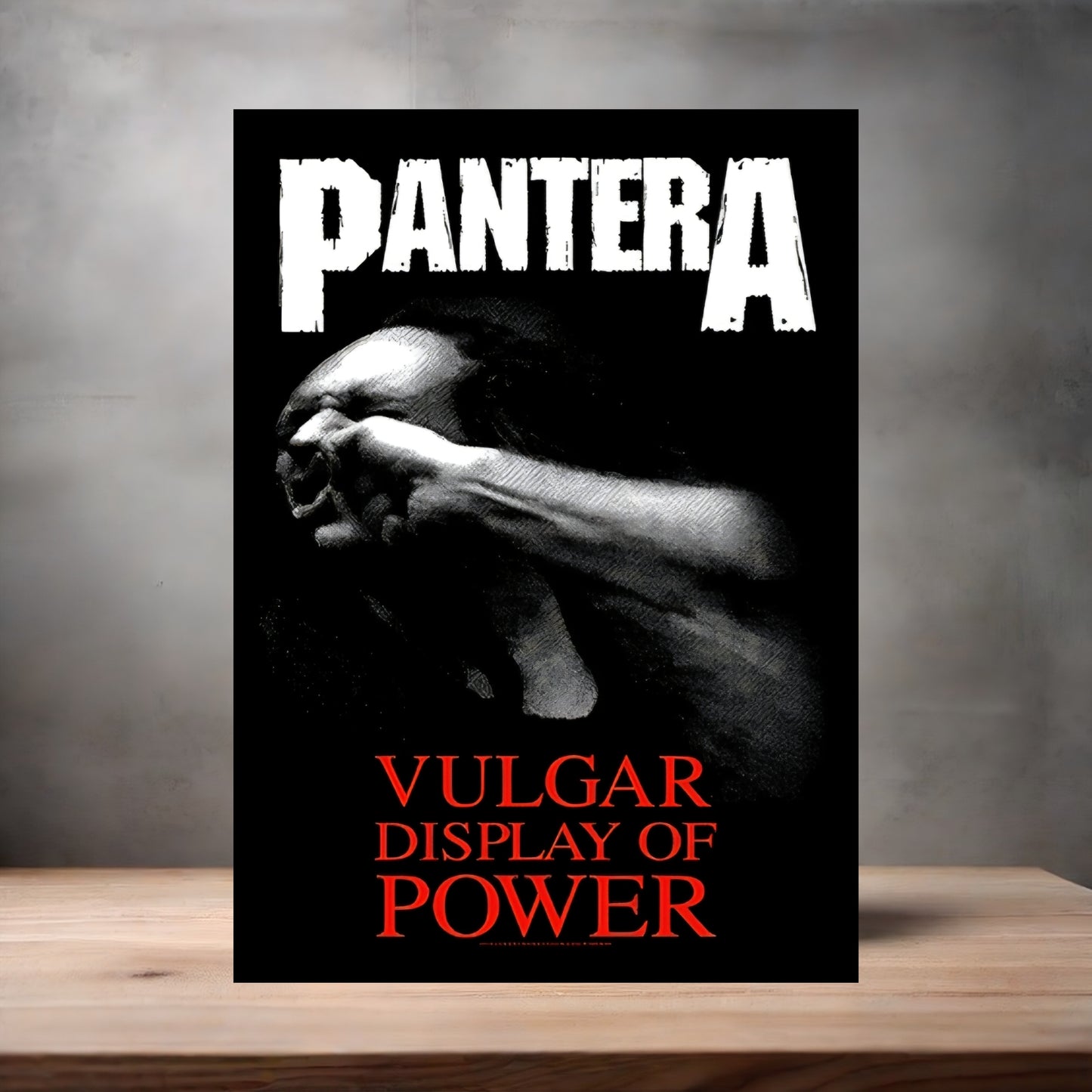 Pantera Vulgar display of Power poster on aluminum print. Multiple sizes available.
