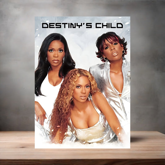 Destiny's Child poster on aluminum print. Multiple sizes available