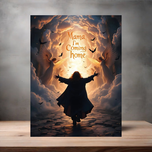 Ozzy Osbourne Mama, I'm coming home poster on aluminum print. Multiple sizes available
