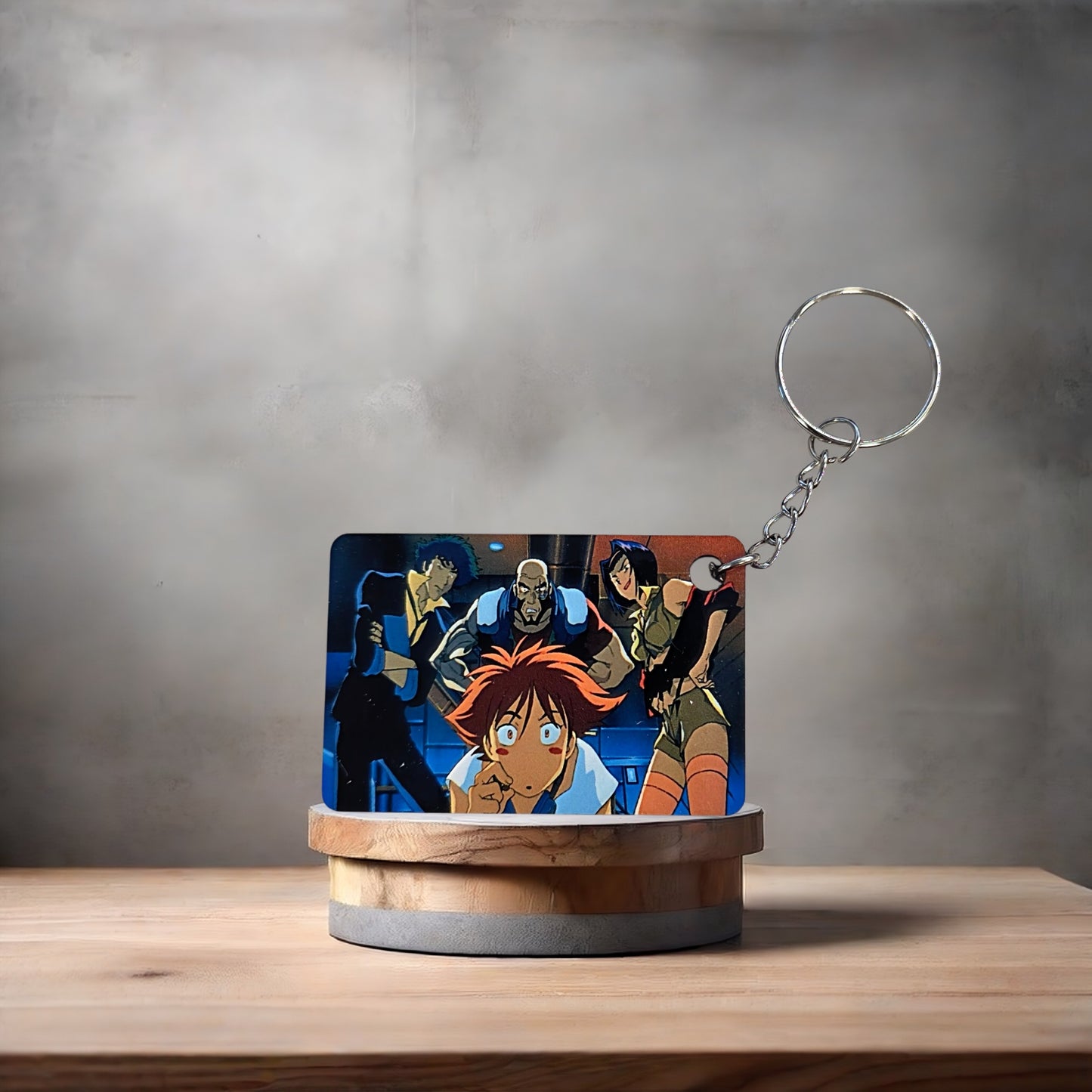 Cowboy Bebop Anime keychain.