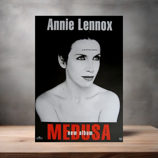 Annie Lennox Medusa poster on aluminum print. Multiple sizes available