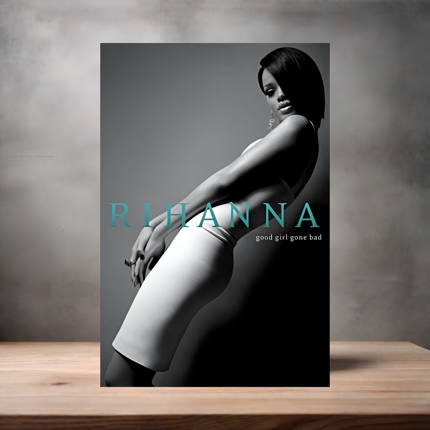 Rihanna Good girl gone Bad poster on aluminum print. Multiple sizes available