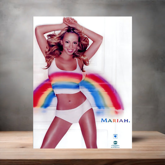 Mariah Carey sexy poster v6 on aluminum print. Multiple sizes available
