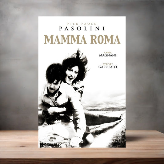 Mamma Roma movie poster on aluminum print. Multiple sizes available.
