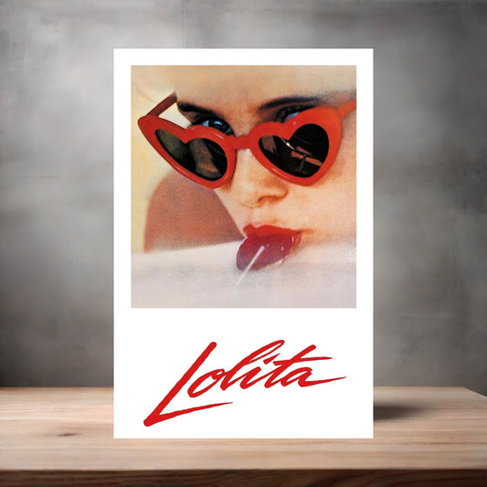 Lolita movie poster on aluminum print. Multiple sizes available.