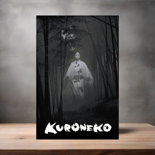 Kuroneko movie poster on aluminum print. Multiple sizes available.