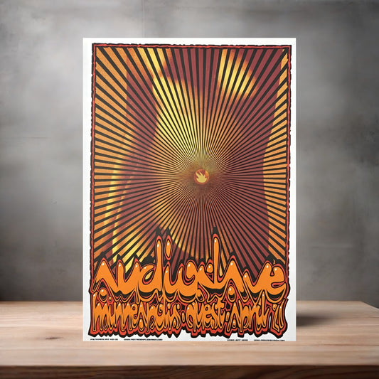 Audioslave Minneapolis, MN concert poster on aluminum print. Multiple sizes available
