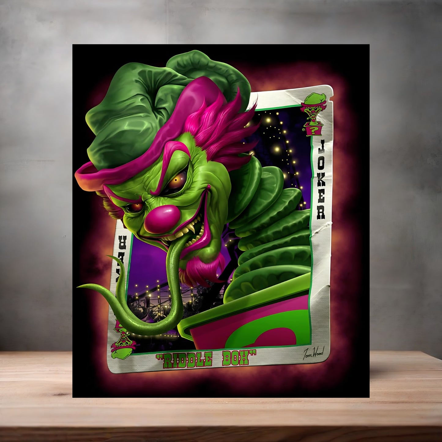 Insane Clown Posse poster on aluminum print. Multiple sizes available, v5
