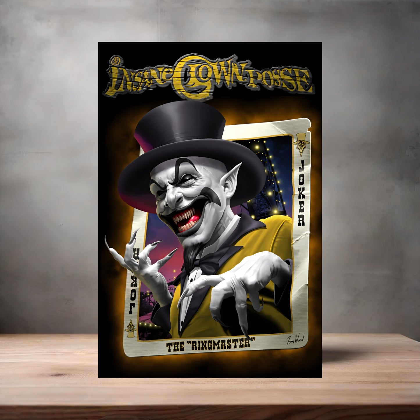 Insane Clown Posse poster on aluminum print. Multiple sizes available, v4