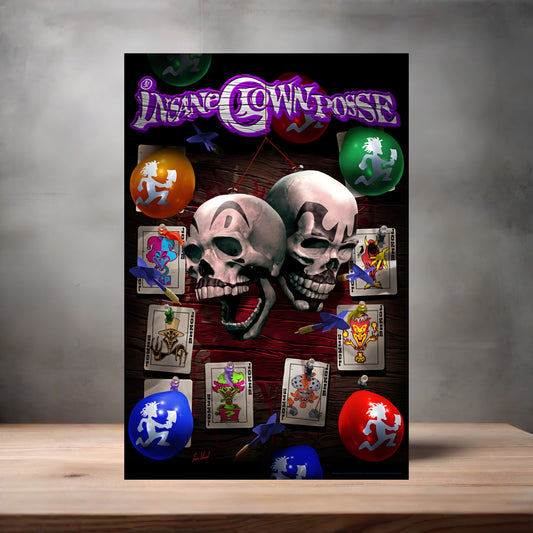 Insane Clown Posse poster on aluminum print. Multiple sizes available, v6