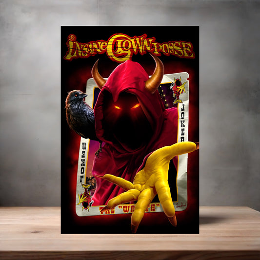 Insane Clown Posse poster on aluminum print. Multiple sizes available, v7