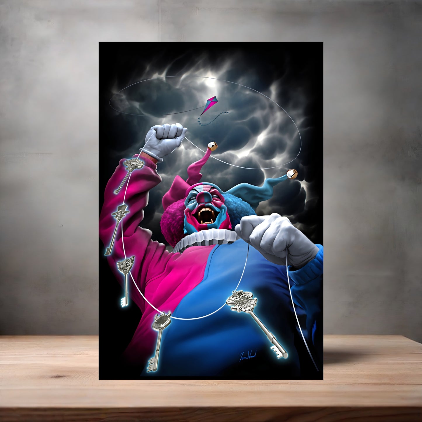 Insane Clown Posse poster on aluminum print. Multiple sizes available