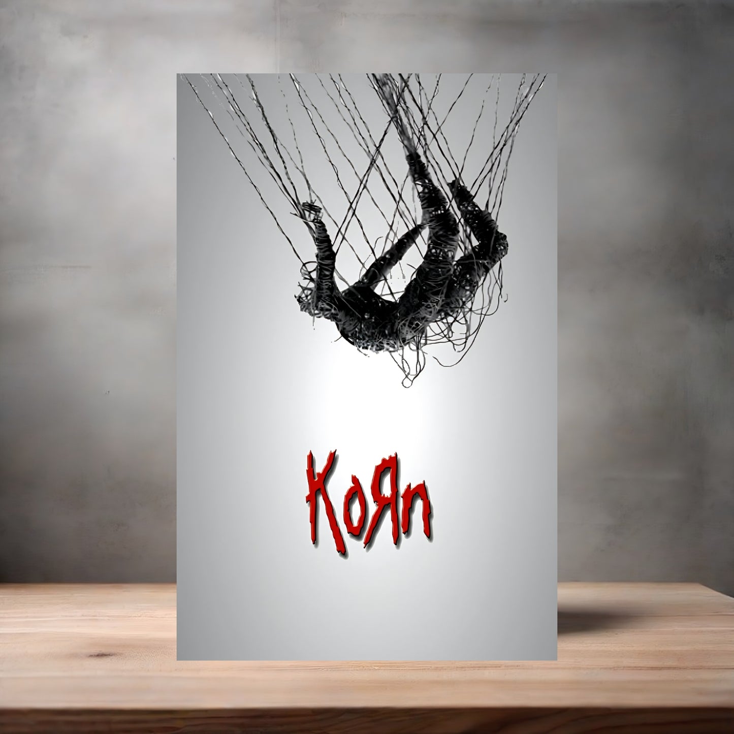 Korn poster on aluminum print. Multiple sizes available, v6