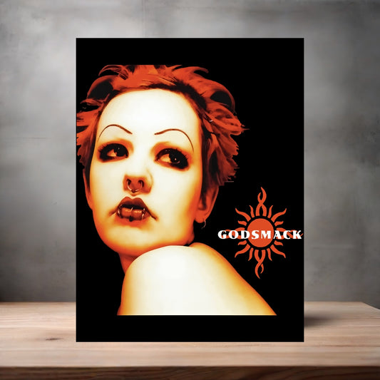 Godsmack rock poster on aluminum print. Multiple sizes available. V2