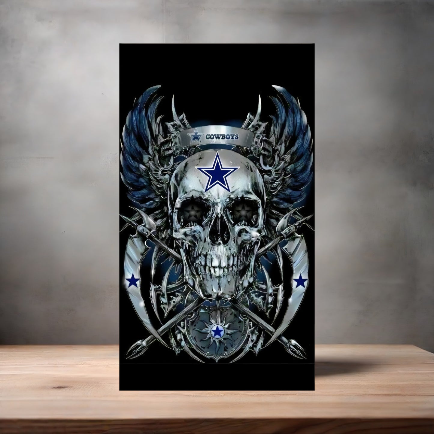 Dallas Cowboys NFL poster on aluminum print. Multiple sizes available. V6