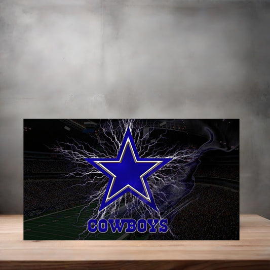 Dallas Cowboys NFL poster on aluminum print. Multiple sizes available. V7