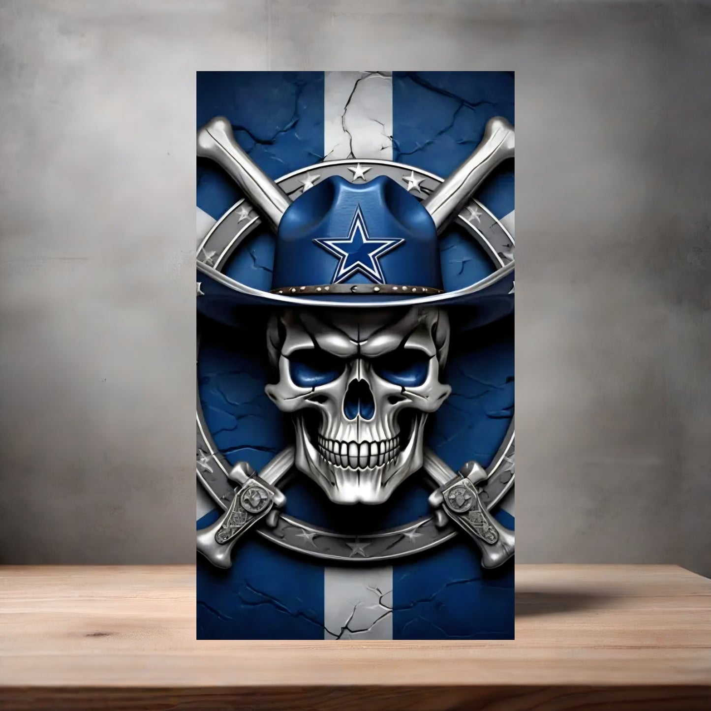 Dallas Cowboys NFL poster on aluminum print. Multiple sizes available. V10