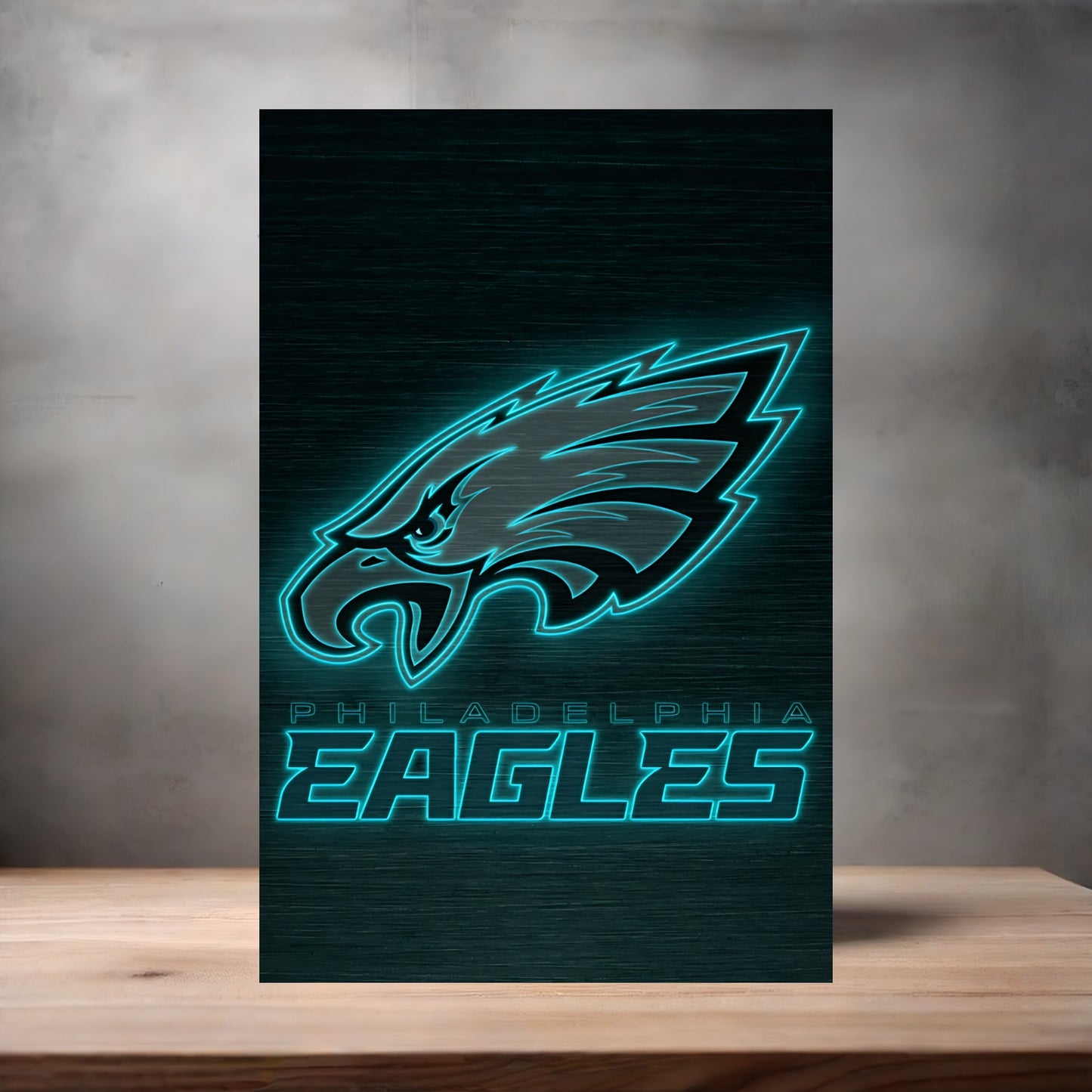 Philadelphia Eagles NFL poster on aluminum print. Multiple sizes available. V4