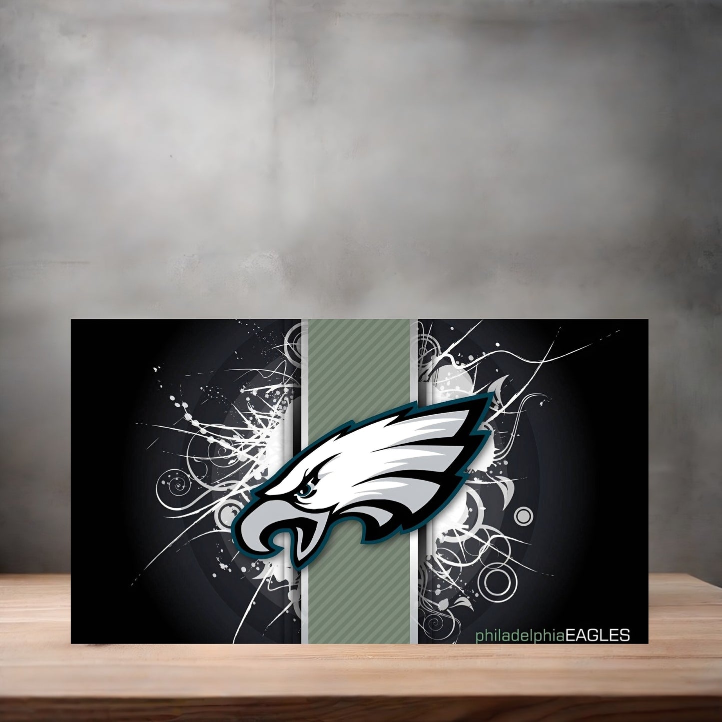 Philadelphia Eagles NFL poster on aluminum print. Multiple sizes available. V8