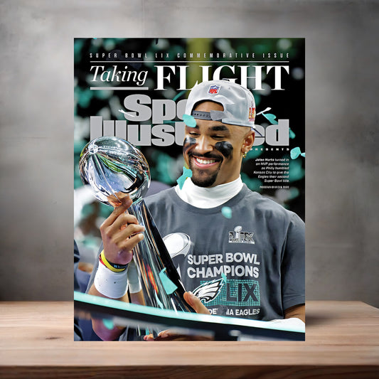 Philadelphia Eagles NFL poster on aluminum print. Multiple sizes available. V6