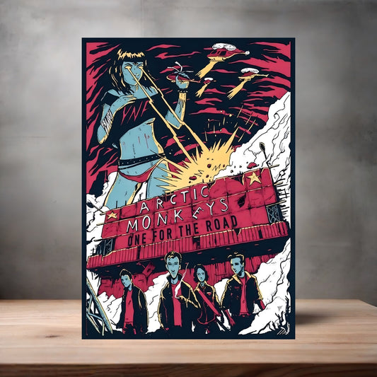 Arctic Monkeys one for the Road poster on aluminum print. Multiple sizes available.