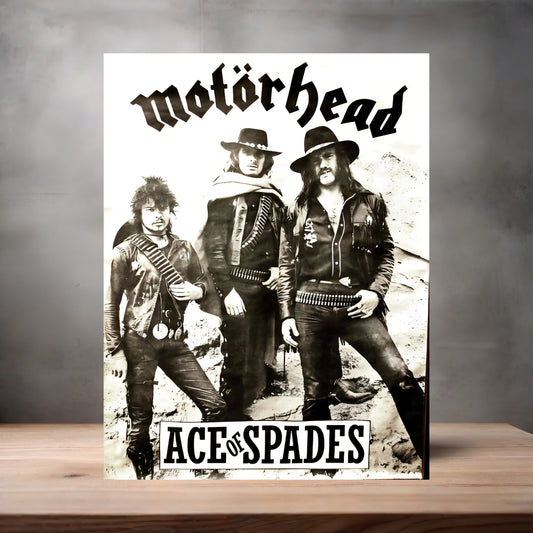 Motorhead poster on aluminum print. Multiple sizes available. V5