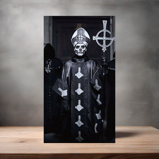 Ghost band poster on aluminum print. Multiple sizes available.
