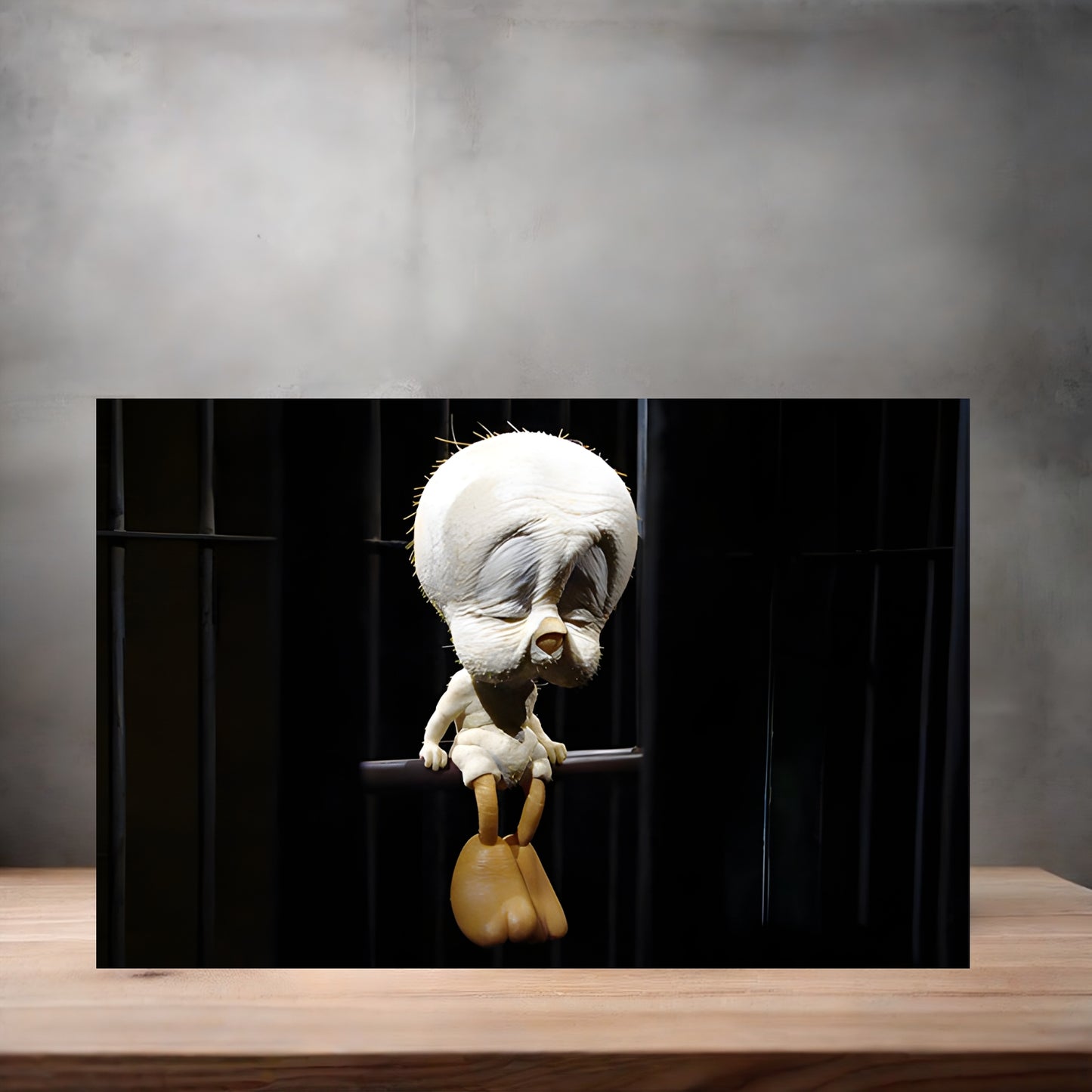 Banksy Art poster on aluminum print. Multiple sizes available, Old Tweety Bird