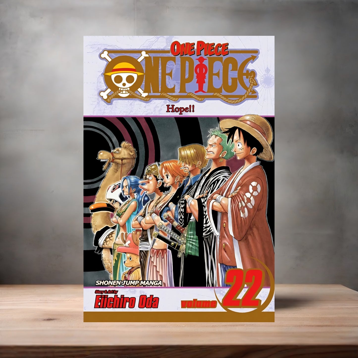 One Piece Manga poster on aluminum print. Multiple sizes available, volume 22