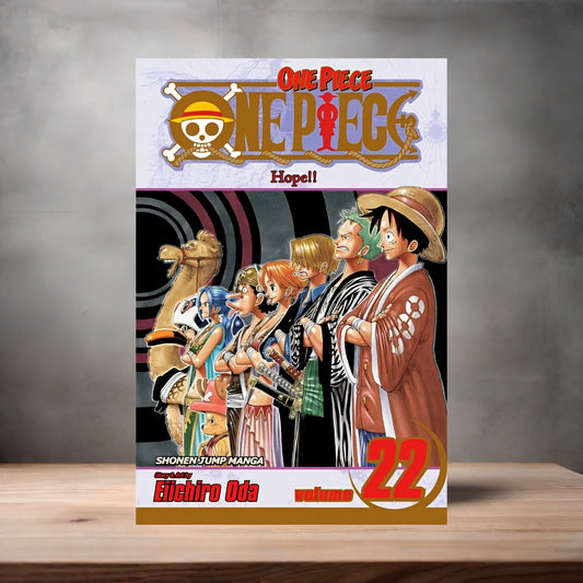 One Piece Manga poster on aluminum print. Multiple sizes available, volume 22