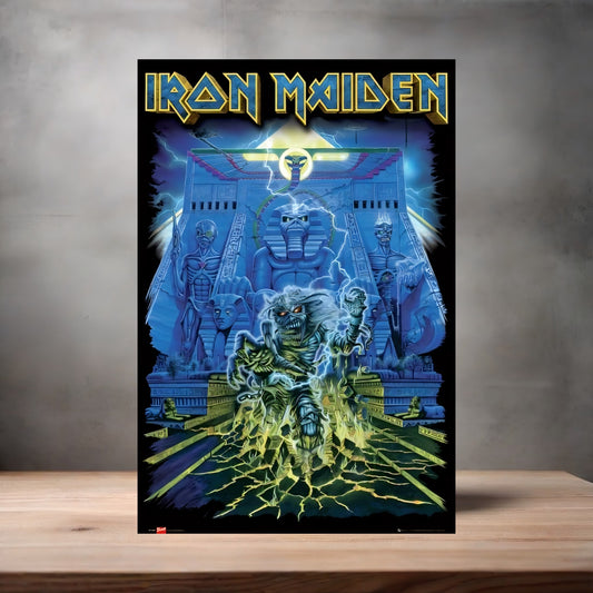 Iron Maiden poster on aluminum print. Multiple sizes available v3