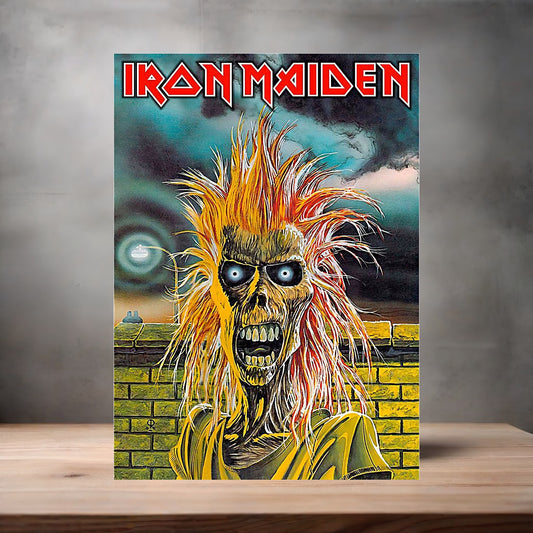 Iron Maiden Killers poster on aluminum print. Multiple sizes available v2