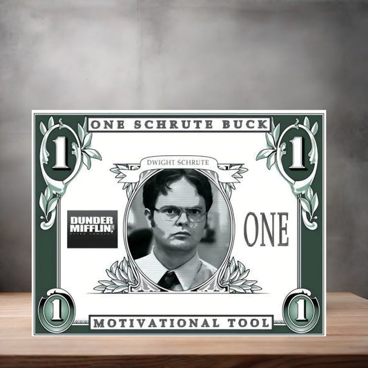 Dwight Schrute Buck poster on aluminum print. Multiple sizes available. The Office v3